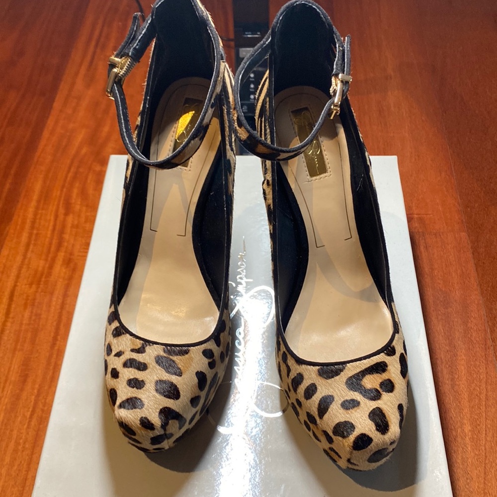 Jessica Simpson Leopard Platform Heel